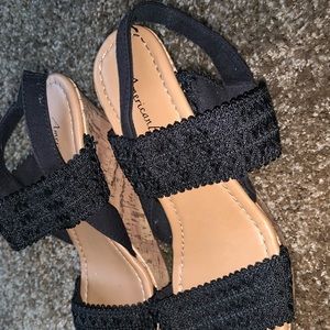 Black American eagle heels